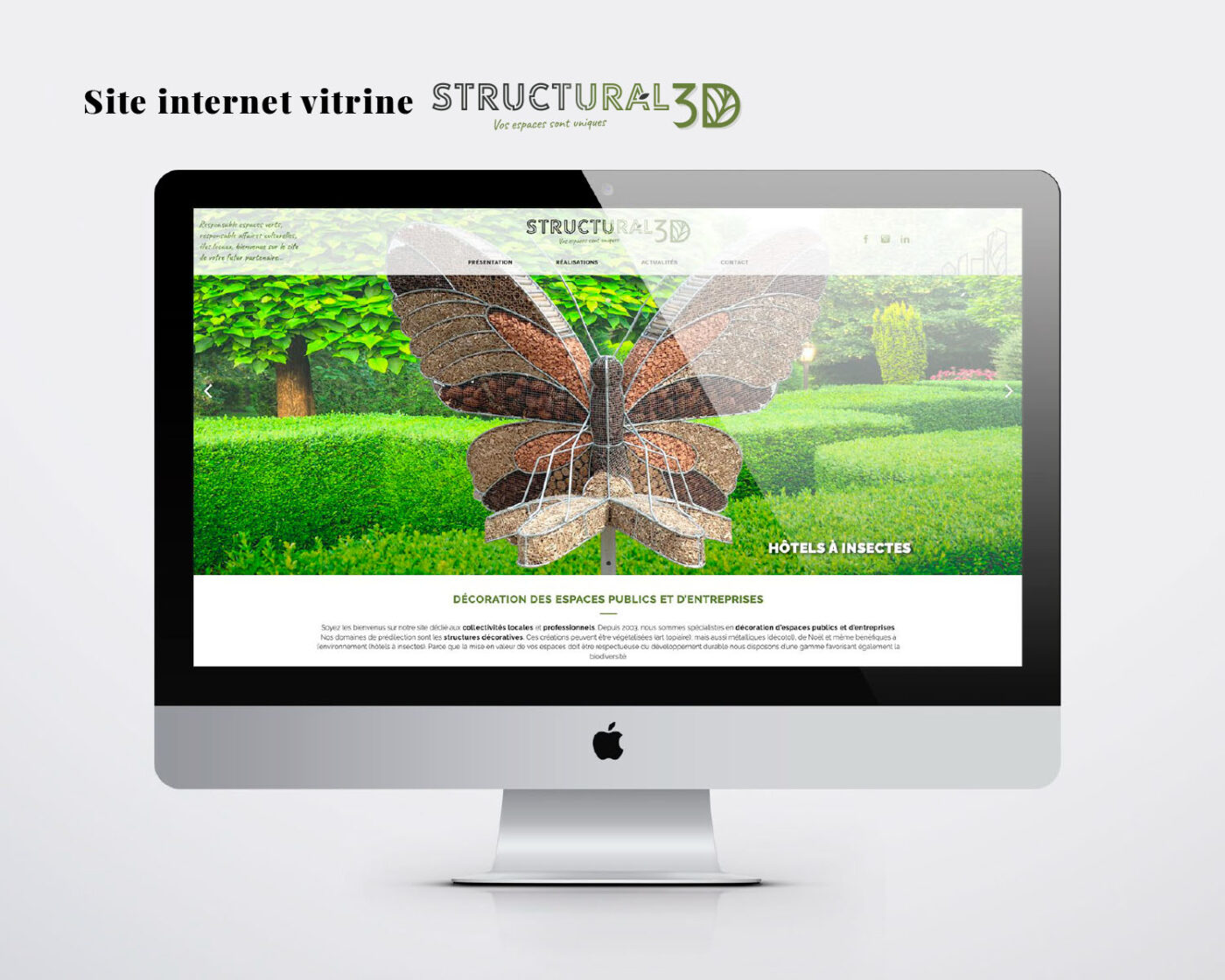 Création du site web structural3d.fr