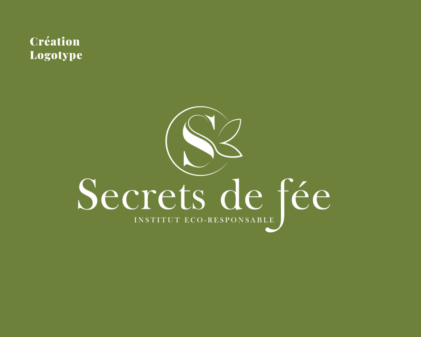Création du logo Secrets de Fée institut de beauté à Périgueux